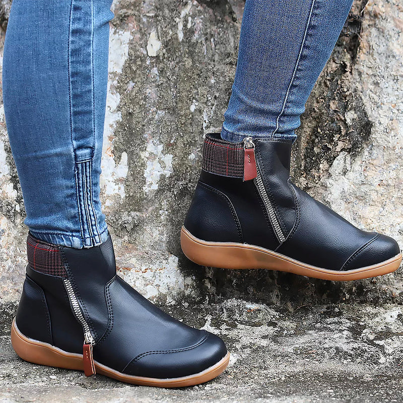Moira™ Premium Zipper Orthopedic Waterproof Boots