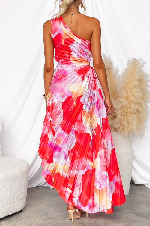 Holt & Wren | Pleated One-Shoulder Dress
