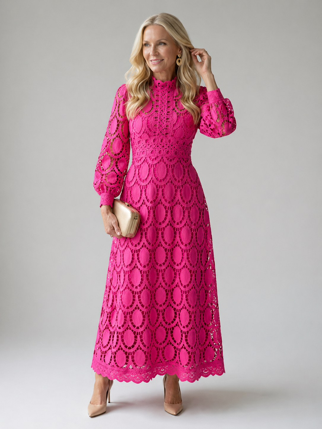 Holt & Wren | Lace Midi Dress
