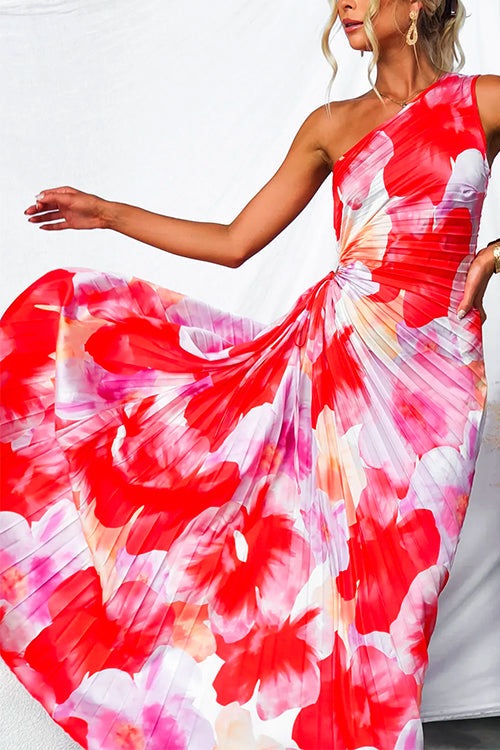 Holt & Wren | Pleated One-Shoulder Dress