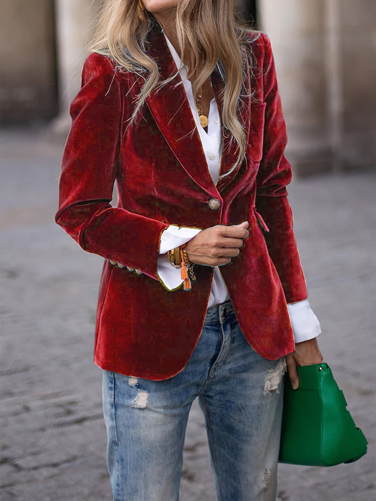 Miranda - Timeless Velvet Blazer