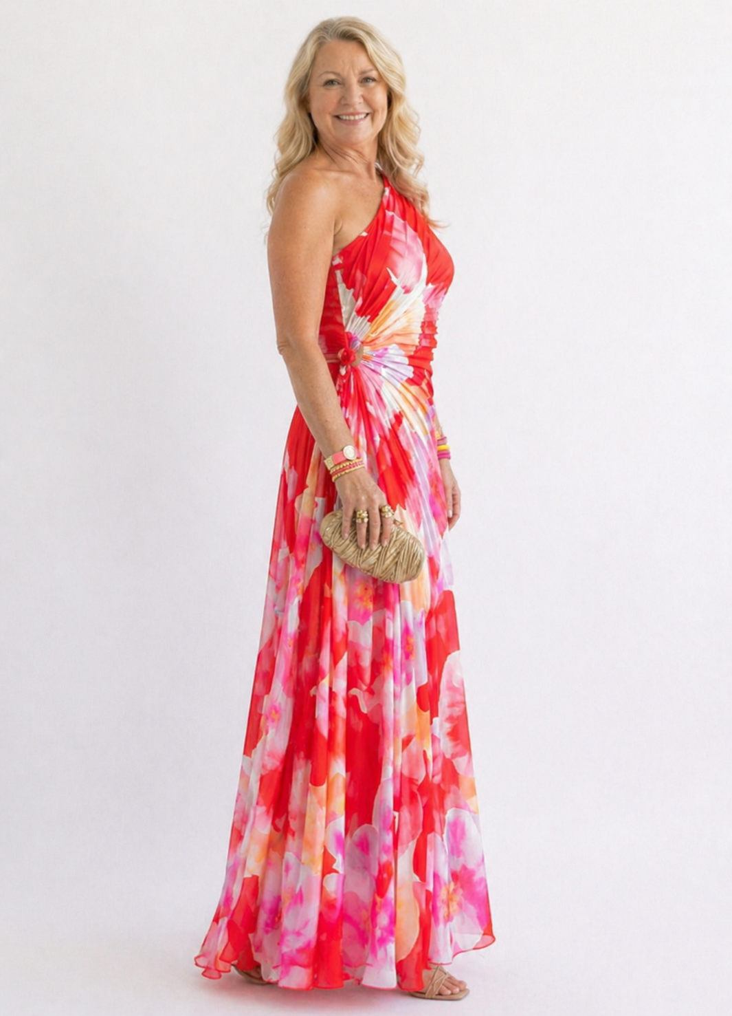Holt & Wren | Pleated One-Shoulder Dress