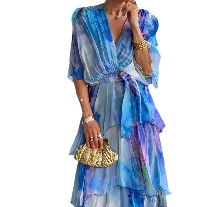 Marija- Floral Layer Dress