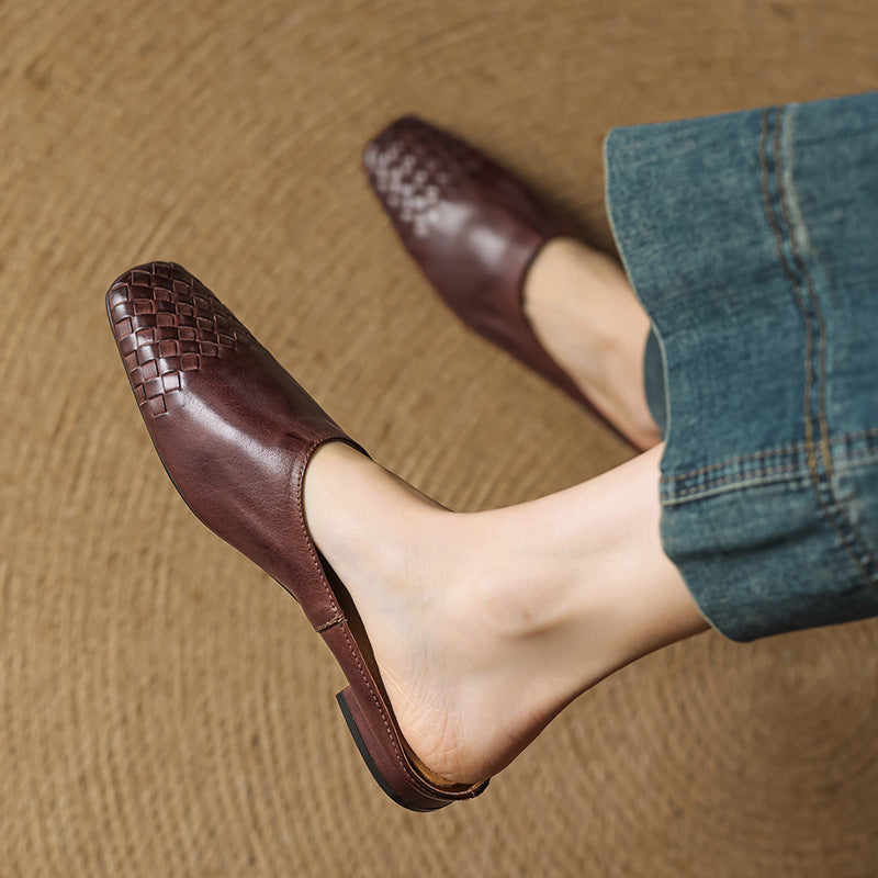 Mila™ Genuine Leather Mules