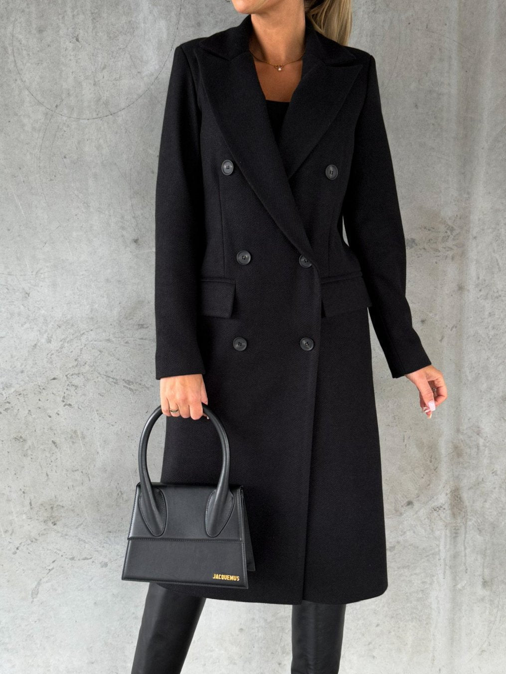 Kate™ | Woolen Coat Long Fit Women