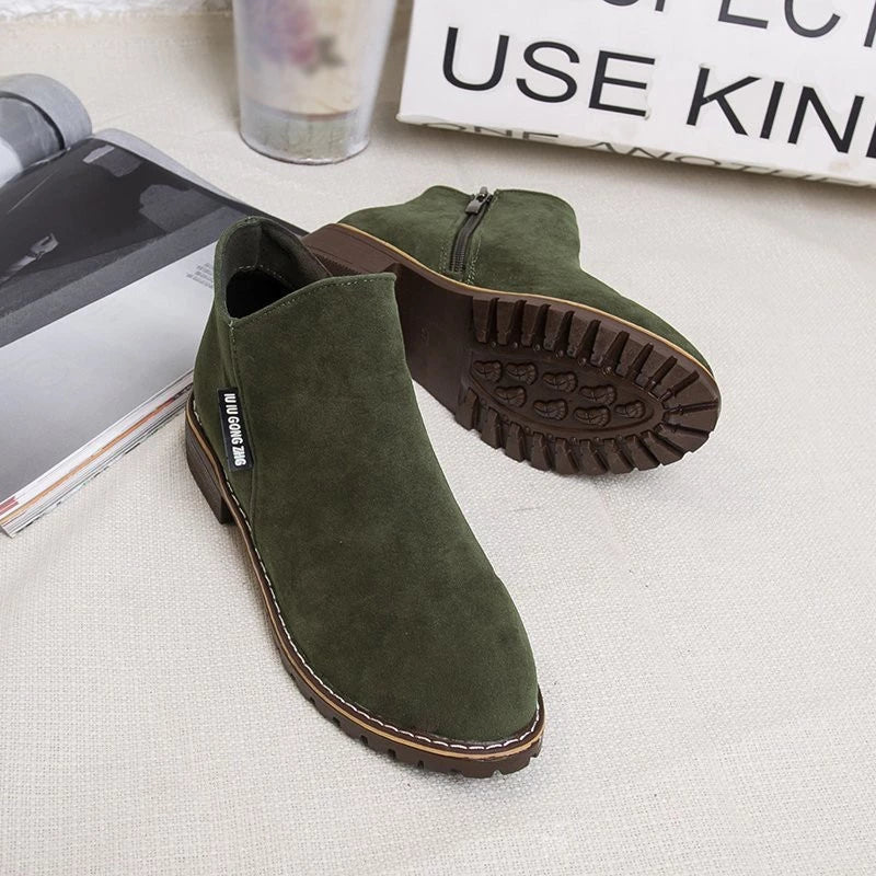Mary™ Thick Sole Ankle Boots