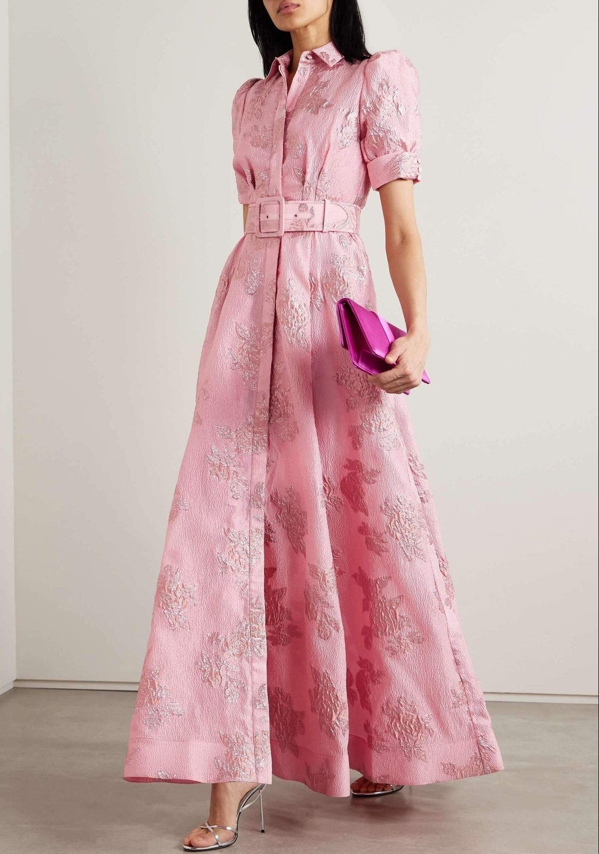 Anabella - Dress with Short Puff Sleeves